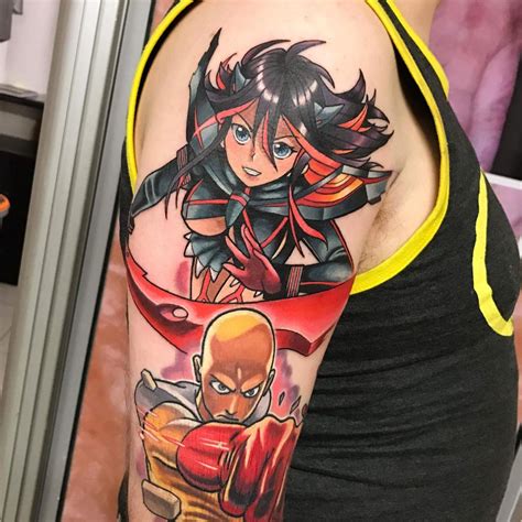 Ryuko (Kill la Kill) Tattoo. Work in progress. Chris Hill. Skinworks. Belfast. | Anime tattoos ...