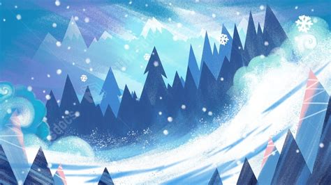 Snowflake Winter Snowing Resort Creative Powerpoint Background For Free Download - Slidesdocs