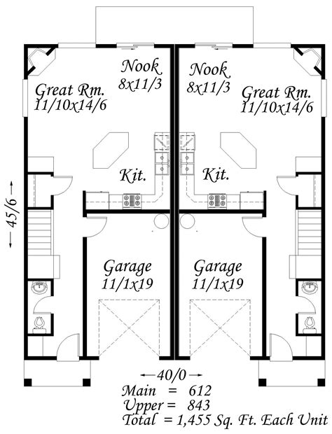 Twin House Floor Plans - floorplans.click