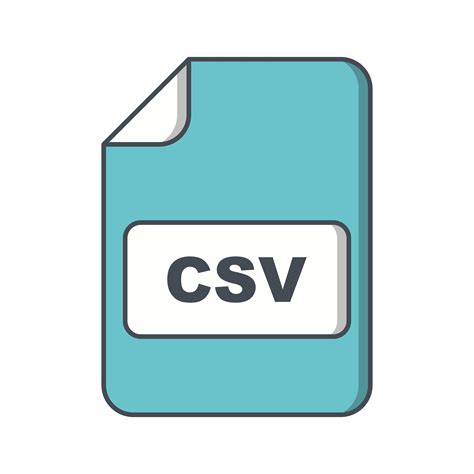 CSV Vector Icon 377839 Vector Art at Vecteezy