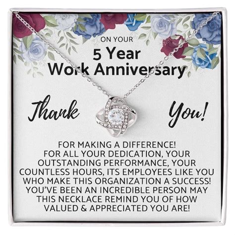 Happy 5th Year Work Anniversary 5 Year Job Work Service - Etsy