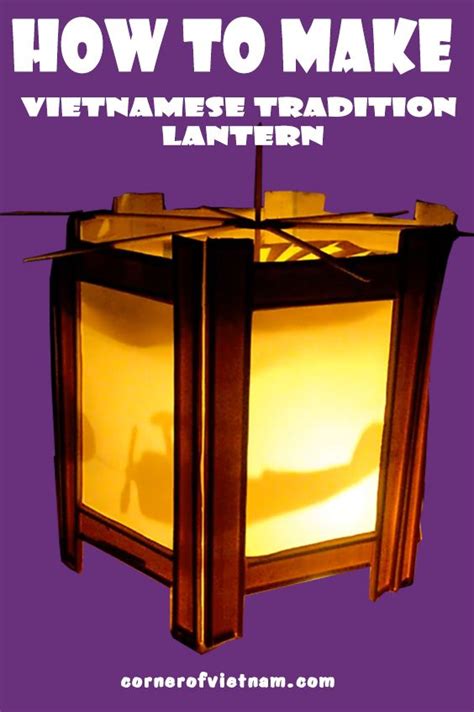 How to make Vietnamese tradition lantern