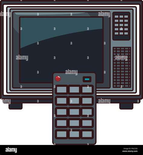 Old tv remote retro Stock Vector Images - Alamy