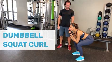 Dumbbell Squat Curl - TurnFit Method