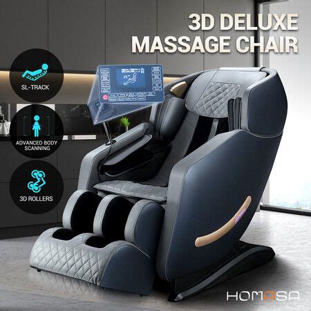 HOMASA 3D Electric Massage Chair Full-body Zero-gravity Intelligent ...