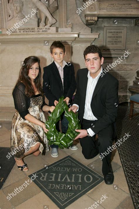 Laurence Oliviers Grandchildren Troy Ali Olivier Editorial Stock Photo ...