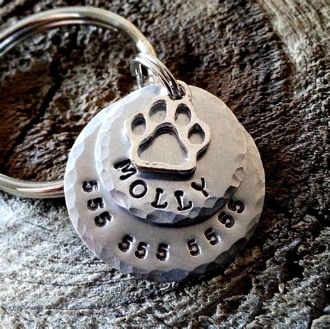 Pet ID Tag Personalized Pet ID Tag Dog Tag Pet Tag | Etsy | Pet id tags ...