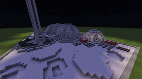 Lunar Base | Plot Build | Minecraft Amino