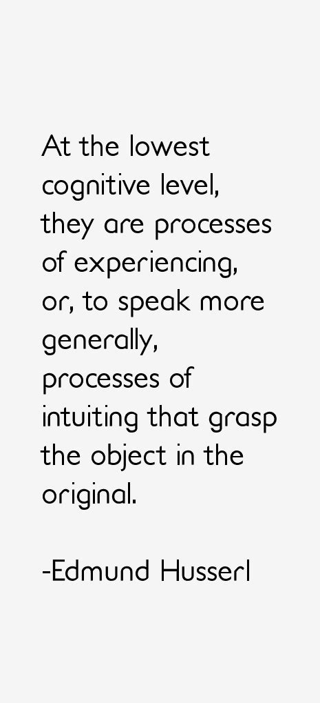 Edmund Husserl Quotes & Sayings