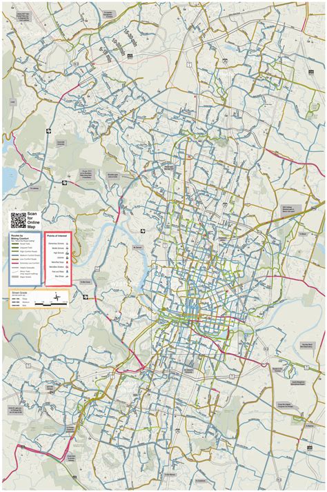 Texas Austin Bike Map Download Printable PDF 2014 — 2024 | Templateroller