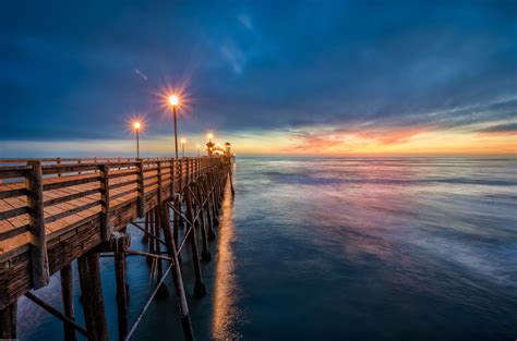 Oceanside Pier Sunset ~ California | Where to Willie Sea Walk, Oceanside Pier, Nature Hd ...