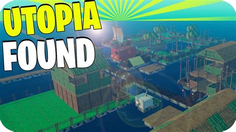 FOUNDING UTOPIA Raft Multiplayer Gameplay - YouTube