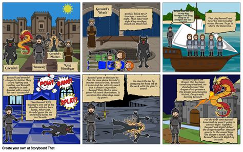 beowulf comic strip Storyboard by tc1602