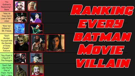 Arriba 95+ imagen batman villains ranked - Abzlocal.mx