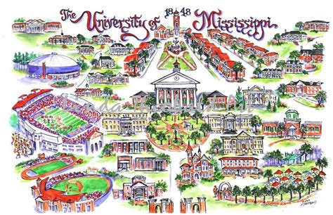 Ole Miss Campus Map Printable - Campus Map