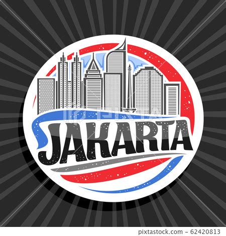 Vector logo for Jakarta - Stock Illustration [62420813] - PIXTA