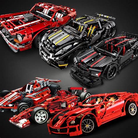 Decool Compatible legoed Technic Car Racer MOC sets model building kits blocks DIY kids toys for ...