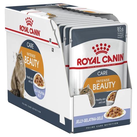 Royal Canin Cat Intense Beauty with Jelly Adult Wet Food Pouches 85g x 12 – Habitat Pet Supplies