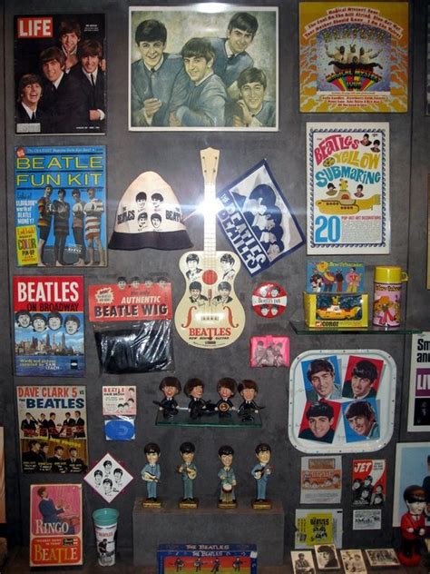 Beatles memorabilia.