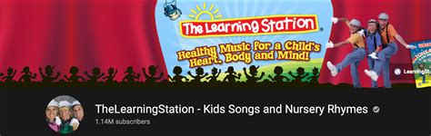 The Learning Station YouTube Videos | Learning stations, Kids songs ...