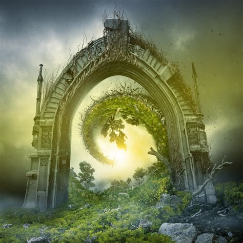 VIAGGIO MAGICO | Fantasy landscape, Portal art, Magic portal