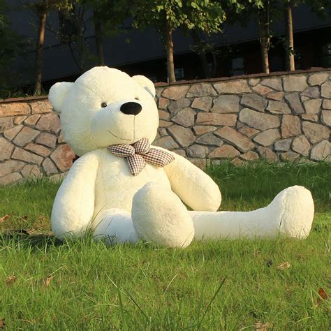 Joyfay® 63" 160 cm White Giant Teddy Bear Big Huge Stuffed Toy Birthday Gift | eBay