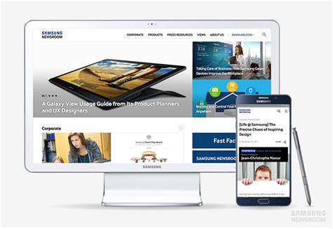 Samsung Launches Samsung Newsroom – The New Website for Samsung News & Digital Content – Samsung ...