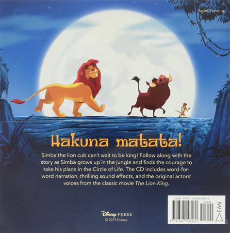 The Lion King Read-Along Storybook and CD - DISNEY BOOK GROUP