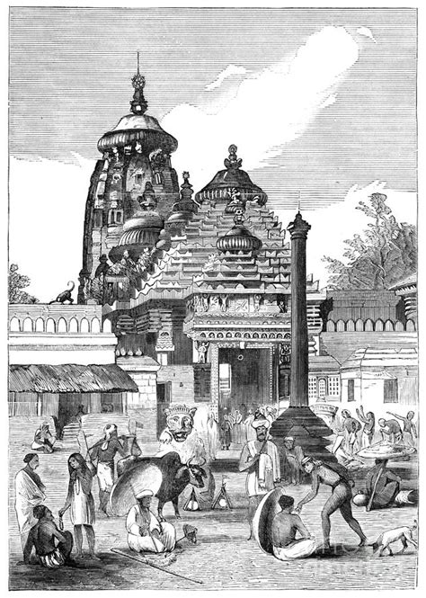 Jagannath Temple Drawing by Granger - Fine Art America