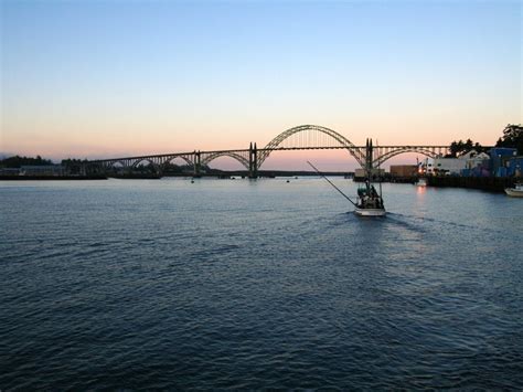 Yaquina Bay Bridge, Newport Oregon Bridge - The Whaler Motel