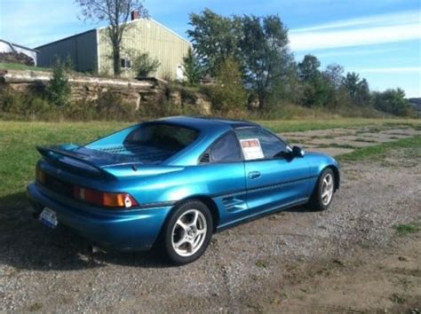 Sell used MR2 Toyota two seater sports car Excellent condition. Teal color. Always garaged in ...