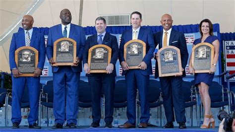 Baseball Report: Hall Of Fame Welcomes 2019 Class | Hall of fame, Fame ...