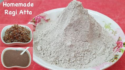 Homemade Ragi Atta/flour|| How to sprout Ragi & a Recipe for 6-12 ...