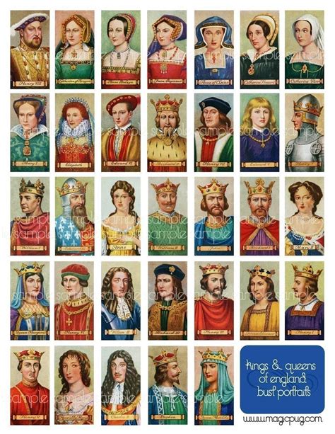 Kings and Queens of England Crafts Ephemera Henry VIII - Etsy | Queen of england, English ...