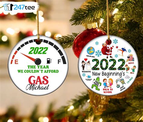 2022 Ornament Funny Christmas Ornaments 2022 Gas Shortage