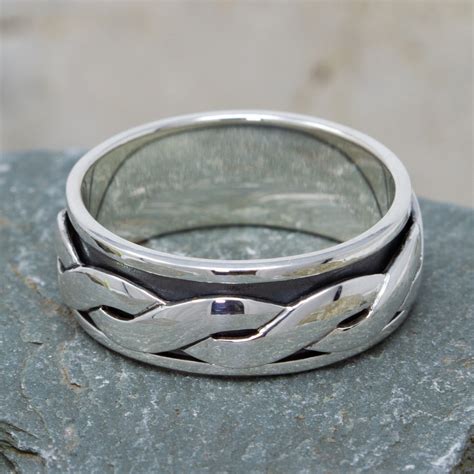 Large Celtic Spinning Ring - full range from Eyres jewellery