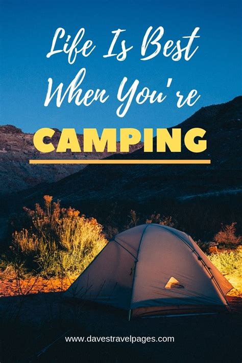 50 Inspiring Camping Quotes - Best Quotes About Camping