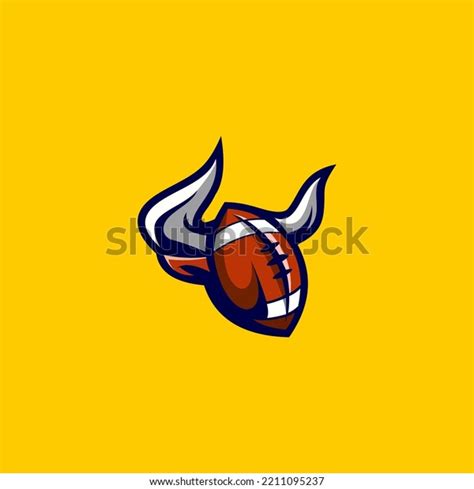 Rugby Bull Logo Vector Graphic Design Stock Vector (Royalty Free ...