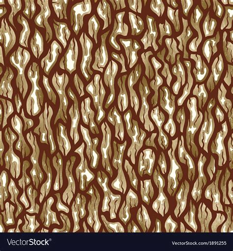 Tree bark texture Seamless background Royalty Free Vector