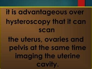 Sonohysterography | PPT