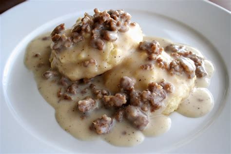 Easy Buttery Drop Biscuits with Seasoned Sausage Gravy