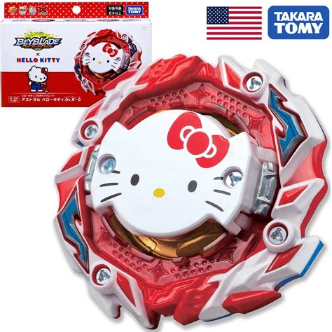 Takara Tomy Hello Kitty Beyblade Kids Battle Top, Astral Armor, Limited ...