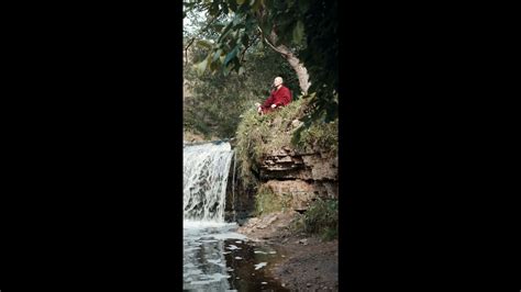 ☯Zen monk meditates over a waterfall☯ - YouTube