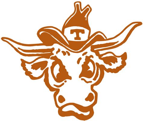 Texas Longhorns Alternate Logo (1977) - Angry Longhorn's head | Texas ...