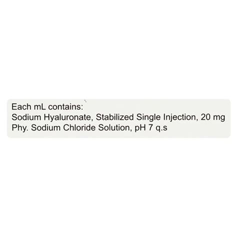 Durolane Injection(Pfs) 3ml : Price, Uses, Side Effects | Netmeds