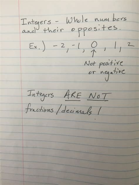 Heidemann 6th Grade Math and Science: Notes for 6.1