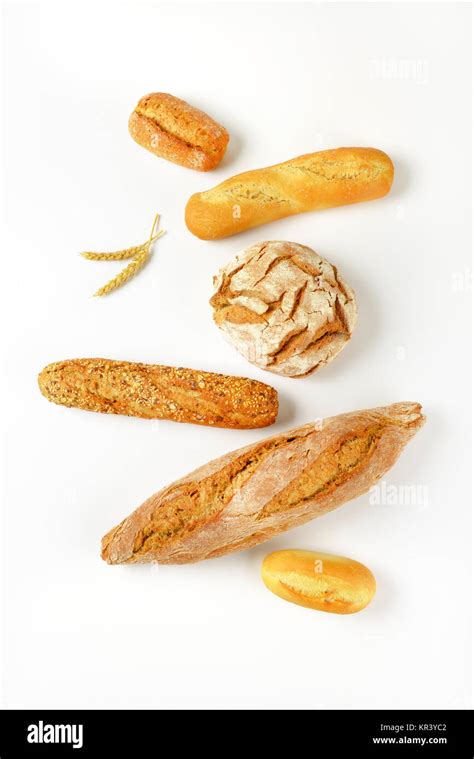 Various types of fresh bread Stock Photo - Alamy