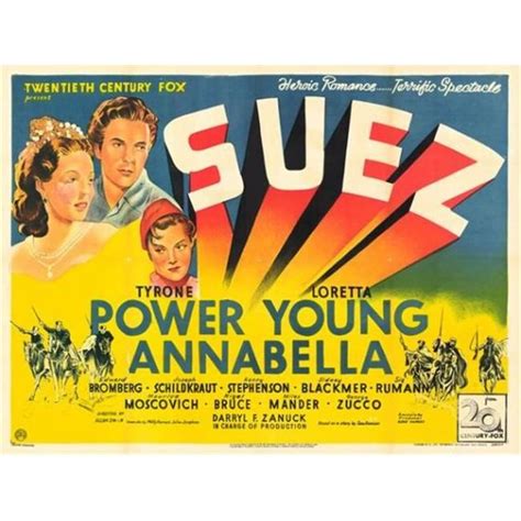 Posterazzi MOVEF9868 Suez Movie Poster - 27 x 40 in. | Iconic movie posters, Suez, Movie posters ...