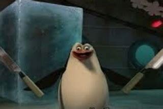 Create meme "penguins from madagascar rico with knives, Run away I'm a finished penguin from ...