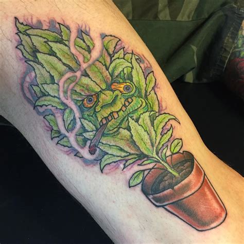 60+ Hot Weed Tattoo Designs – Legalized Ideas in (2019)